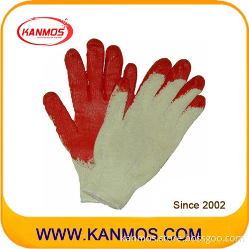Industrial Safety Cotton Knitted Latex Coated Work Glove (52101)